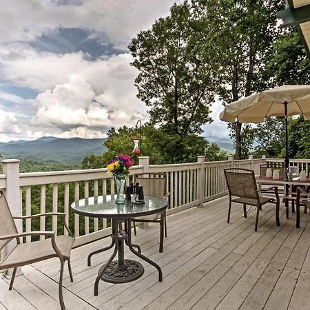 Secluded Mountain Home With Stunning Views And Deck! Bryson City Exterior foto