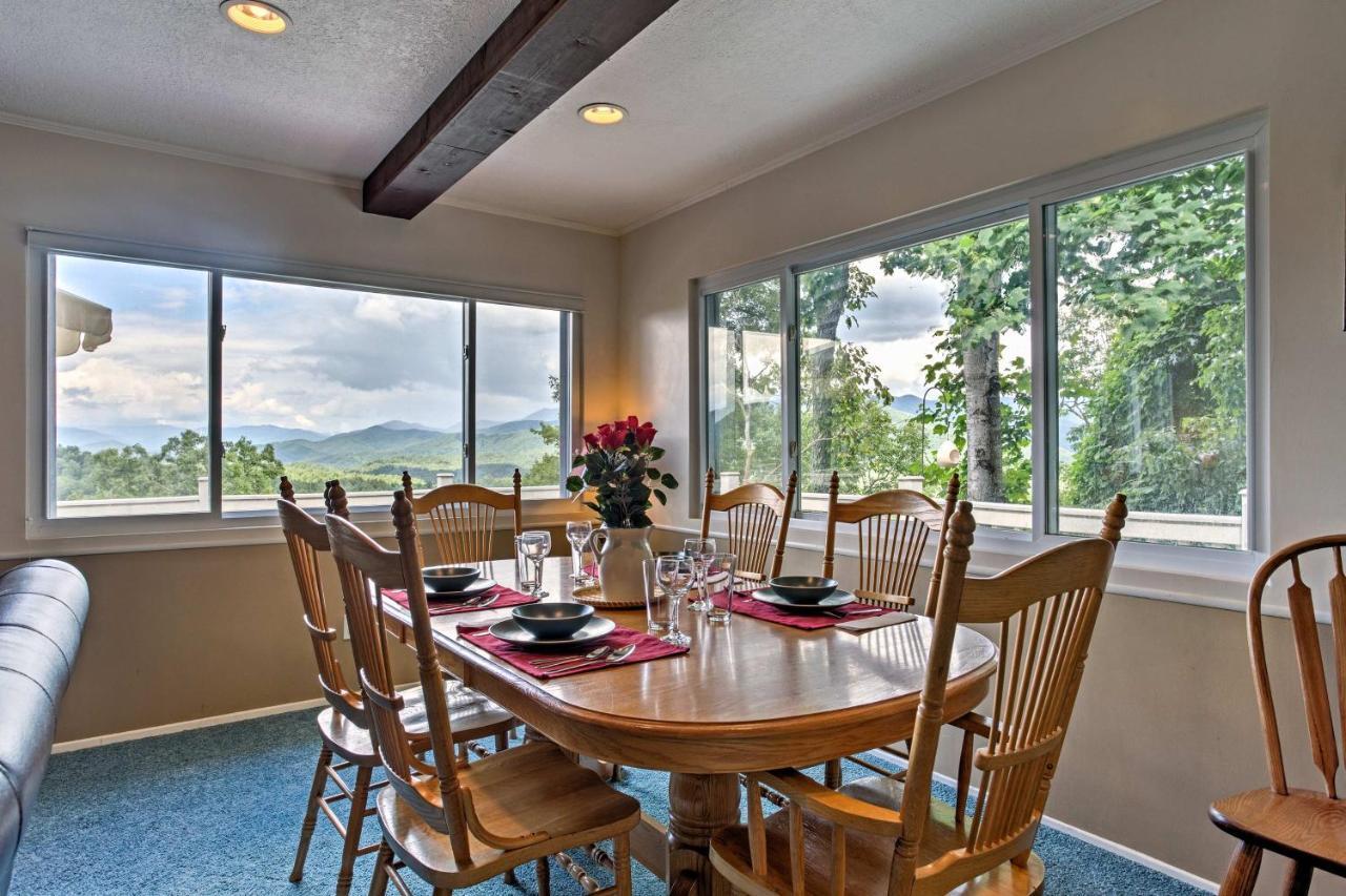 Secluded Mountain Home With Stunning Views And Deck! Bryson City Exterior foto